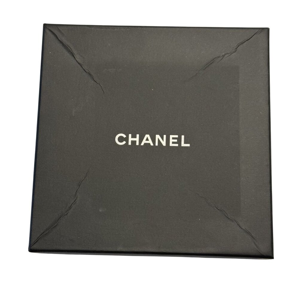 Chanel Black Spellout Logo Gift Box Storage Box
